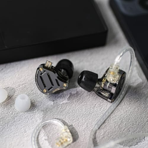 KZ ZS10 PRO 2 in Ear Monitor IEM, 1DD+4BA Hybrid Wired Earbuds, with 4-Level Tun