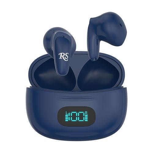 Mizco Rolling Stone One True Wireless Micro Pods Bluetooth Low Profile Navy Blue