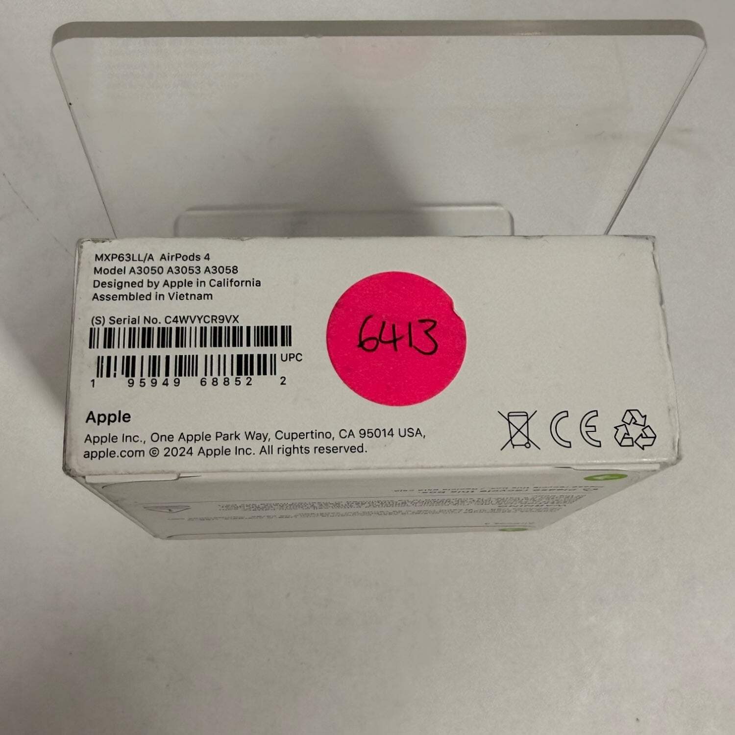 New Apple AirPods 4th Gen with Charging Case A3058 A3053 A3050 MXP63LL/A