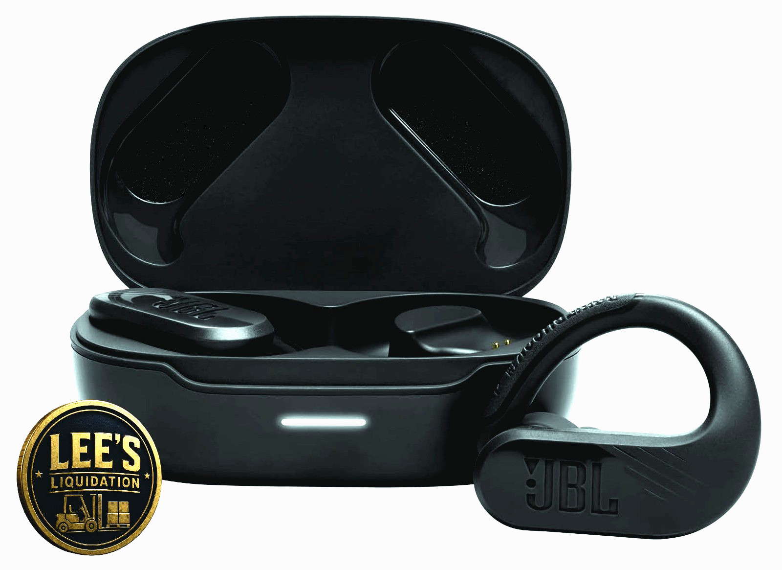JBL Endurance Peak 3 Wireless Earbud Headphones, Bluetooth, Black -NEW in BOX!