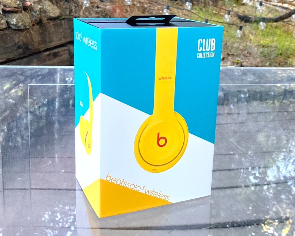 Beats Solo3 Wireless Bluetooth Club Collection Headphones Beats by Dre – Yellow