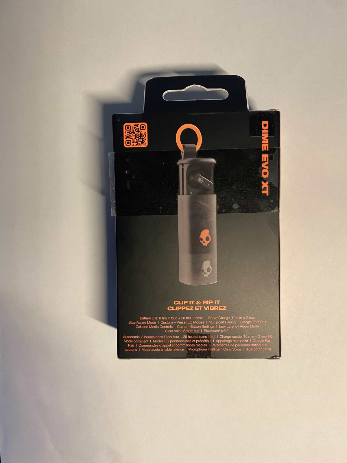 Skullcandy S2DTW Dime Evo TWS Black Earbuds:True Black, Electronically Protected