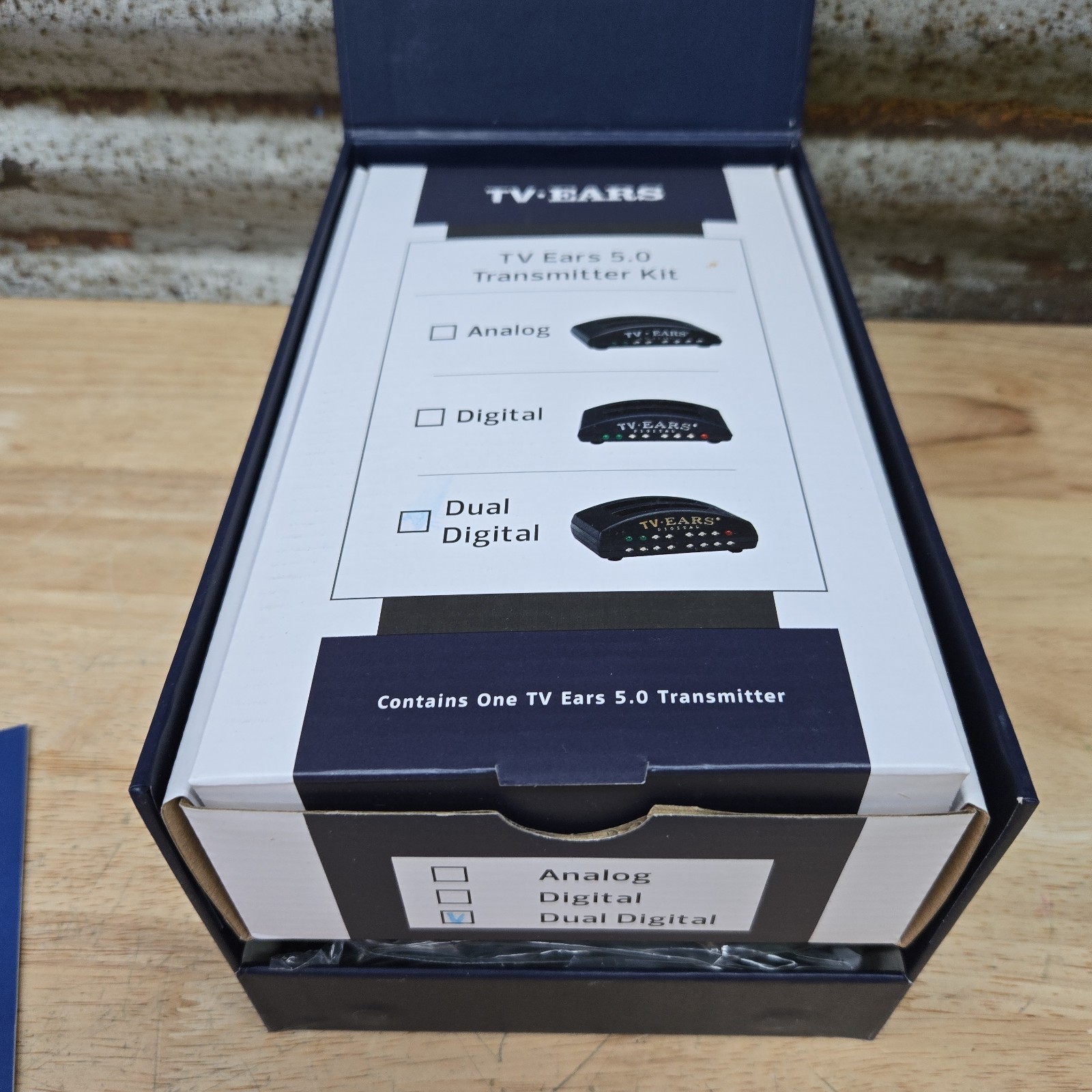 TV Ears 11841 Wireless 5.0 Dual Digital Voice Clarifying Headphones System