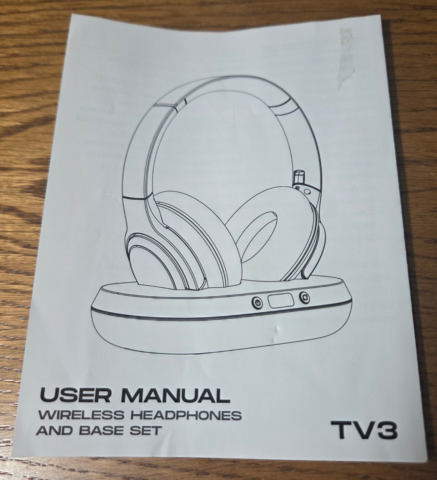 Gorsun TV3 Wireless TV Headphones Ensemble 2.4G Bluetooth Optical – New Open Box
