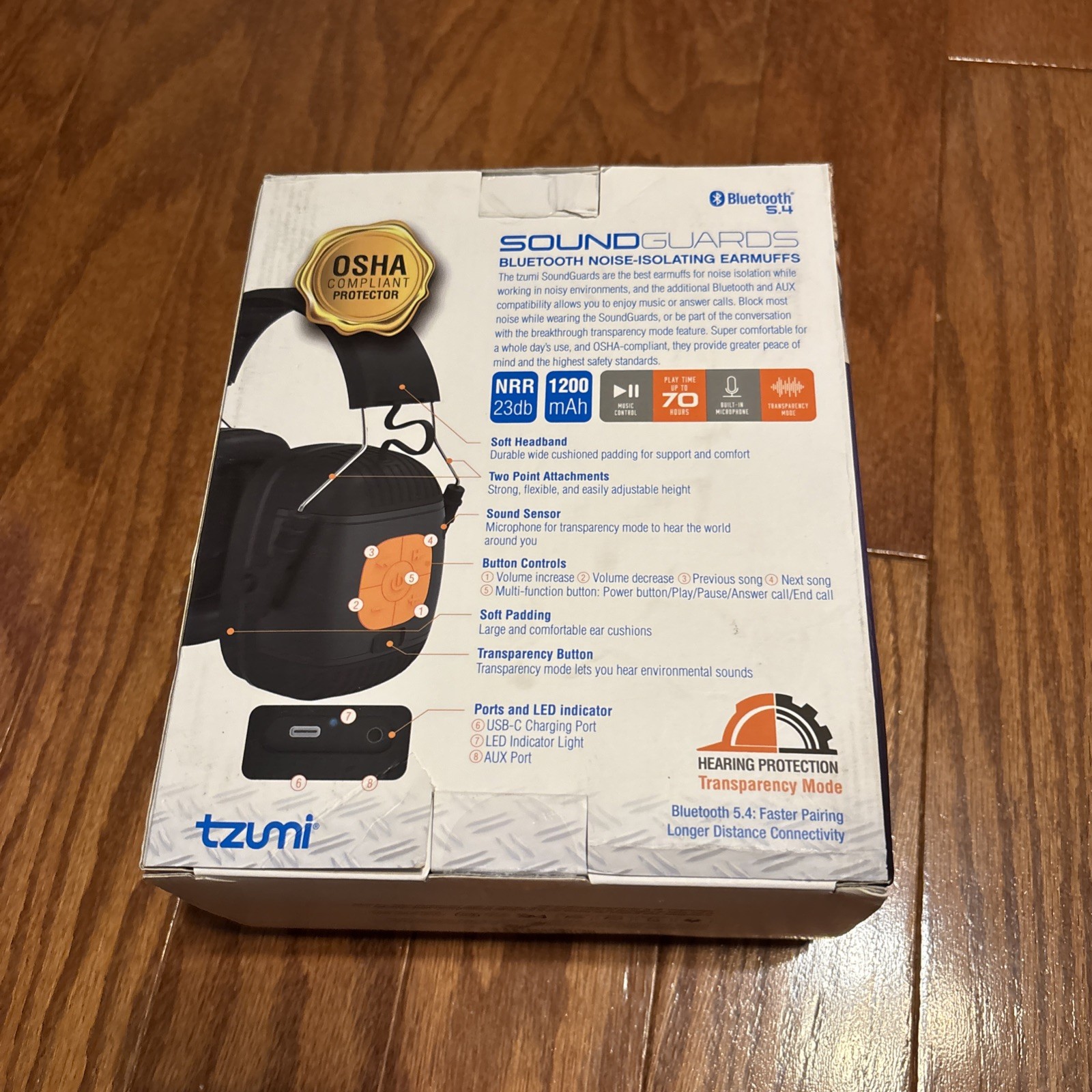 Tzumi Sound Guards Bluetooth Headphone Earmuffs