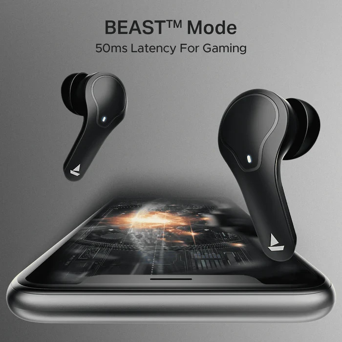 boAt Airdopes Plus 311 Wireless Earbuds with 50 Hours Playback -Charcoal Black