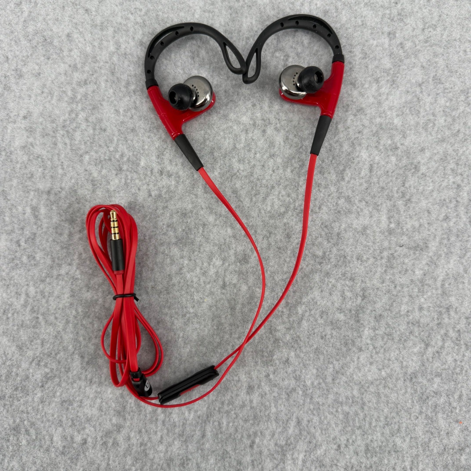 Beats by Dr. Dre Powerbeats Wired In-Ear Sport Headphones Red Black 3.5mm Jack