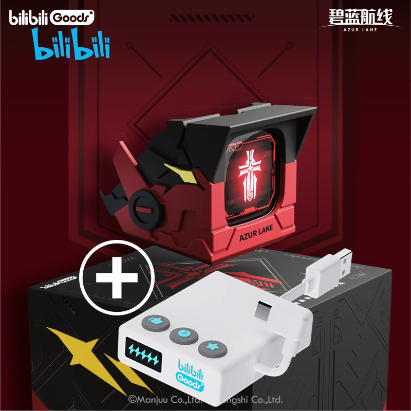 Anime Azur Lane Iron Blood LED Touch Screen Wireless Bluetooth TVHeadset W/Base