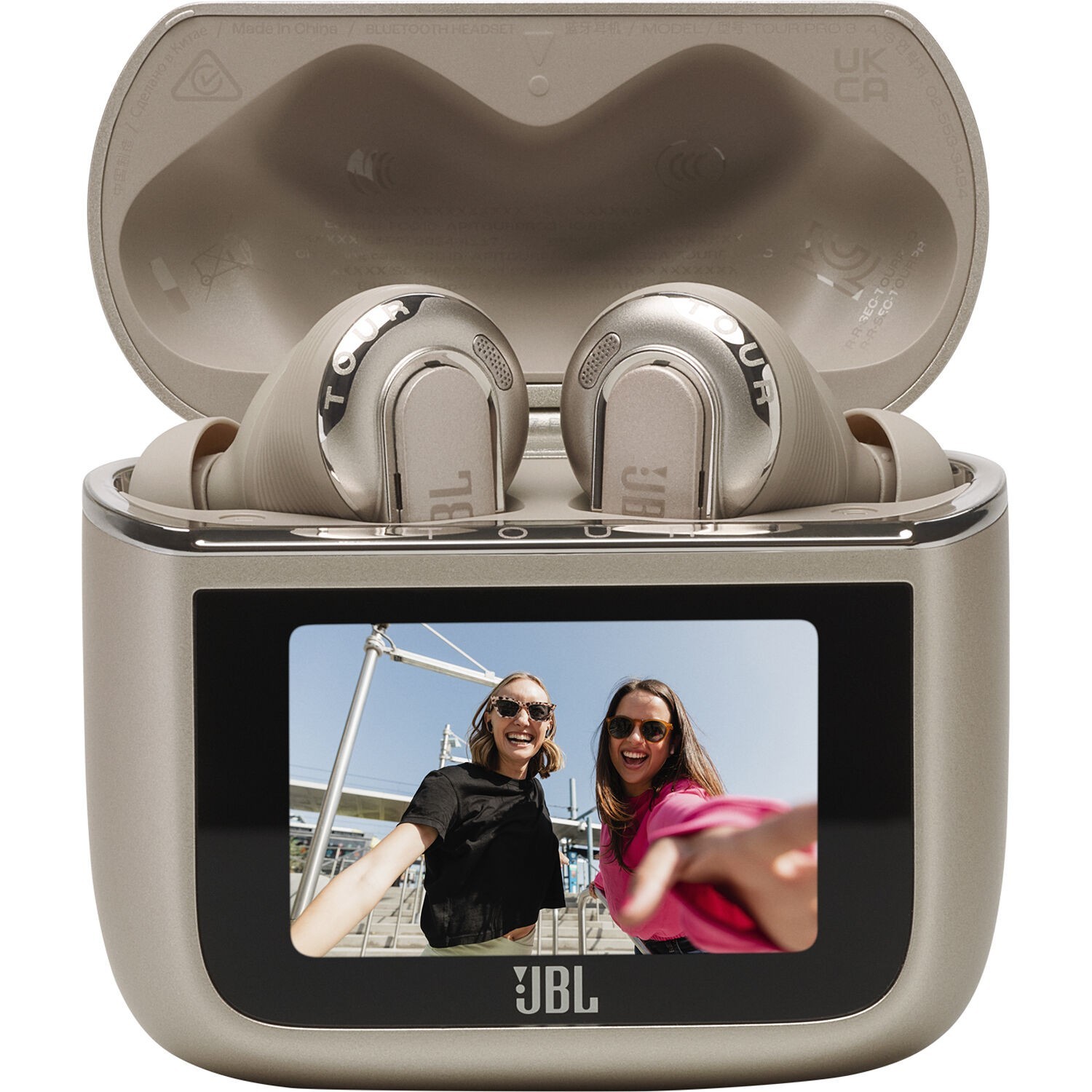 JBL Tour Pro 3 True Wireless Noise-Canceling Earbuds (Latte)