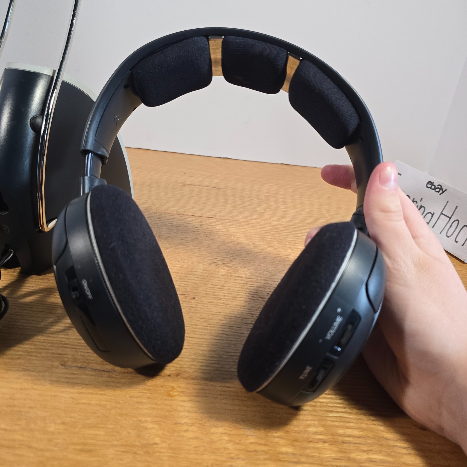 Sennheiser RS120 Wireless RF Headphones w/ Charging Dock