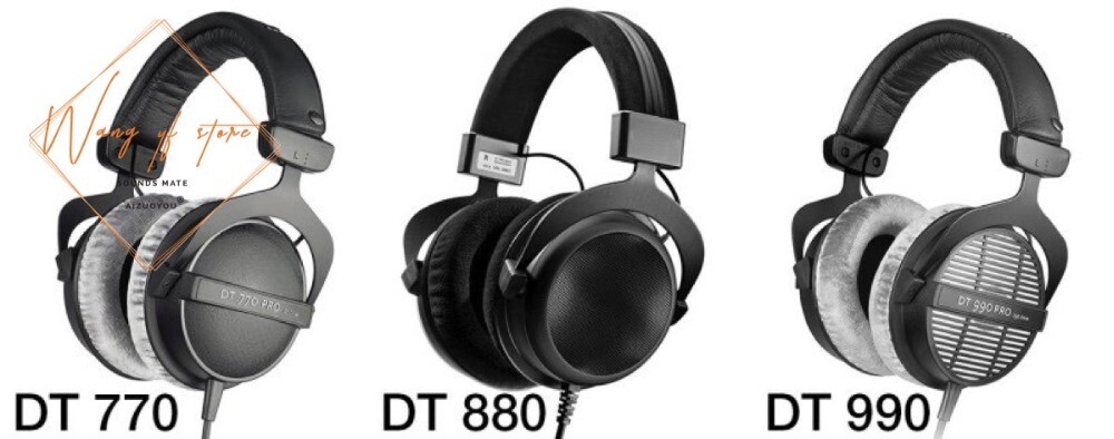 Sheepskin Leather Memory Foam EarPad For Beyerdynamic DT 770/880/990 PRO Headset