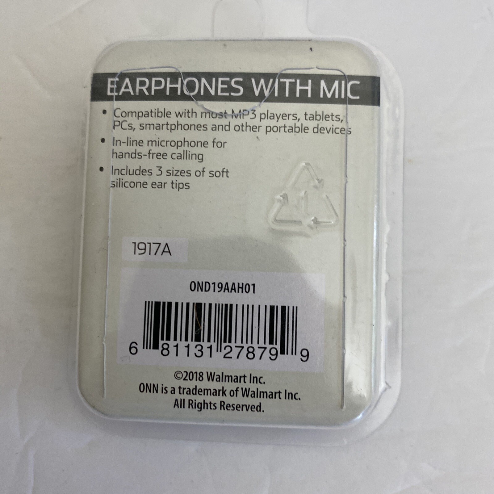 New Black Earphones with Mic Earbuds MIC 3 Soft Slicon Ear Tips Headphones wired
