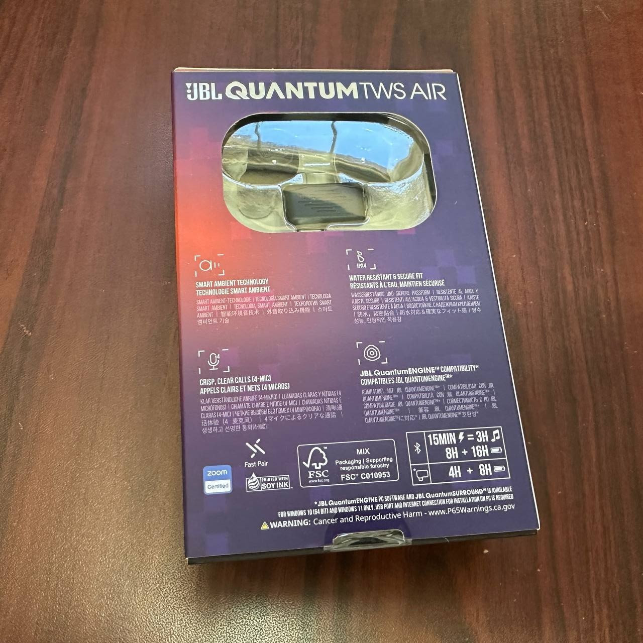 JBL Quantum TWS Air True Wireless Gaming Earbuds Bluetooth 5.2