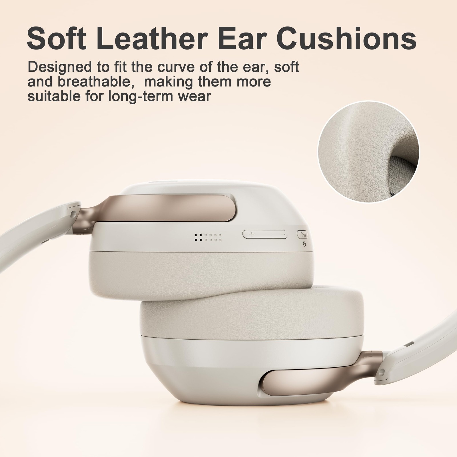 Q30 Bluetooth Headphones Over Ear,60H Playtime & 3 EQ Music Modes,BT6.0 Headp…