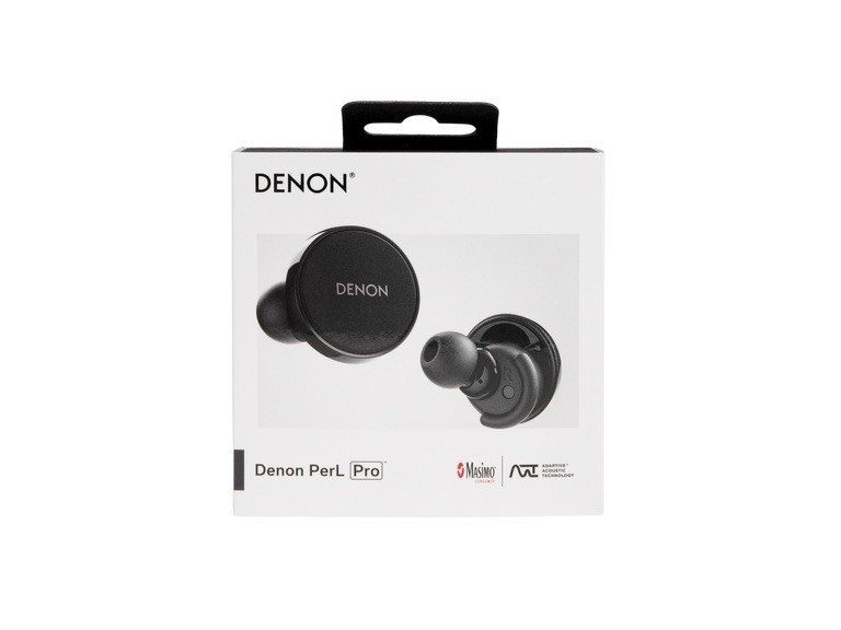 Denon PerL Pro Bluetooth True Wireless In-Ear Earbuds ANC Black w/ Case