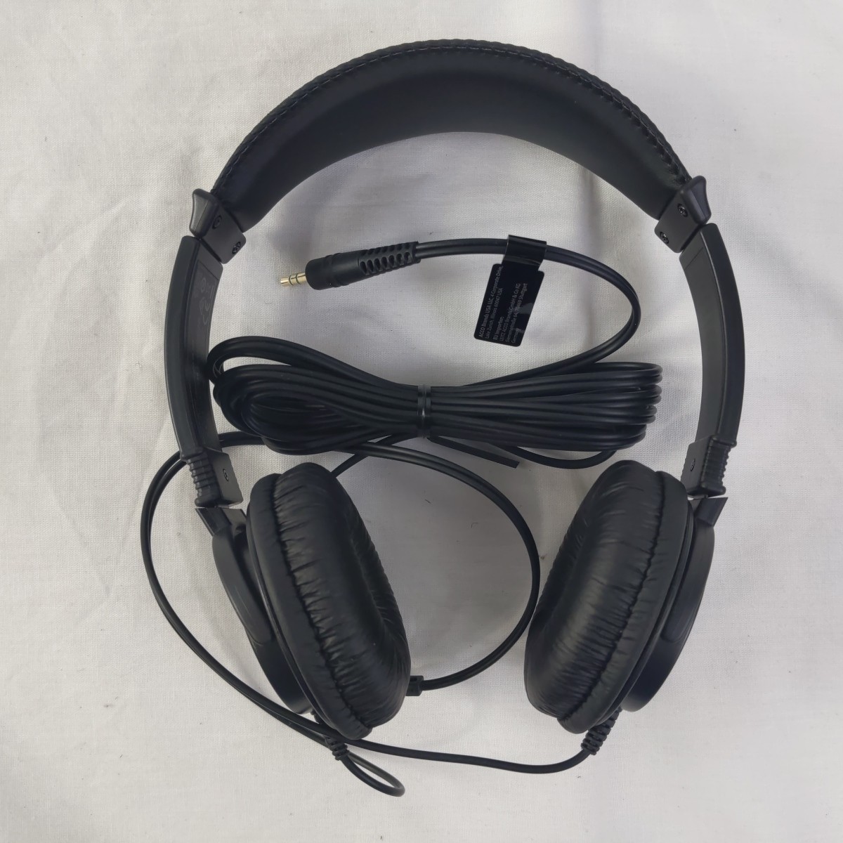 Lot of 5 Kensington K33137 Headband Headphones – 3.5mm with 9ft cord Black New