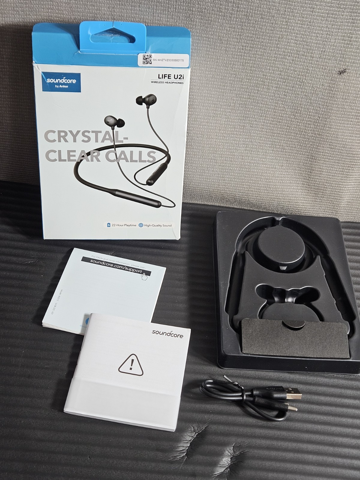 Soundcore Life U2i Wireless Headphones Bluetooth BOX ONLY! NO HEADSET JUST BOX