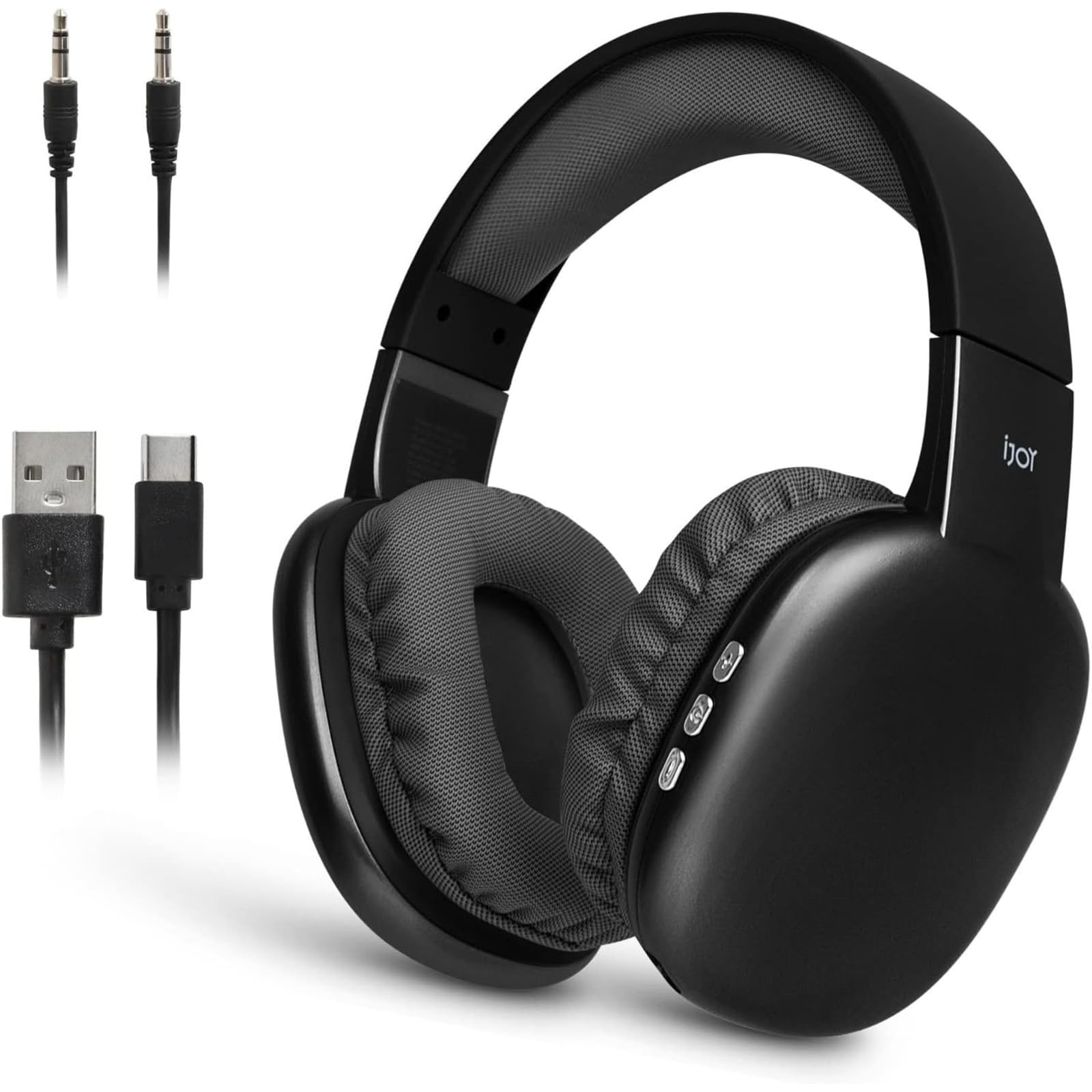iJoy Ultra Wireless Headphones with Microphone- Rechargeable Assorted Colors