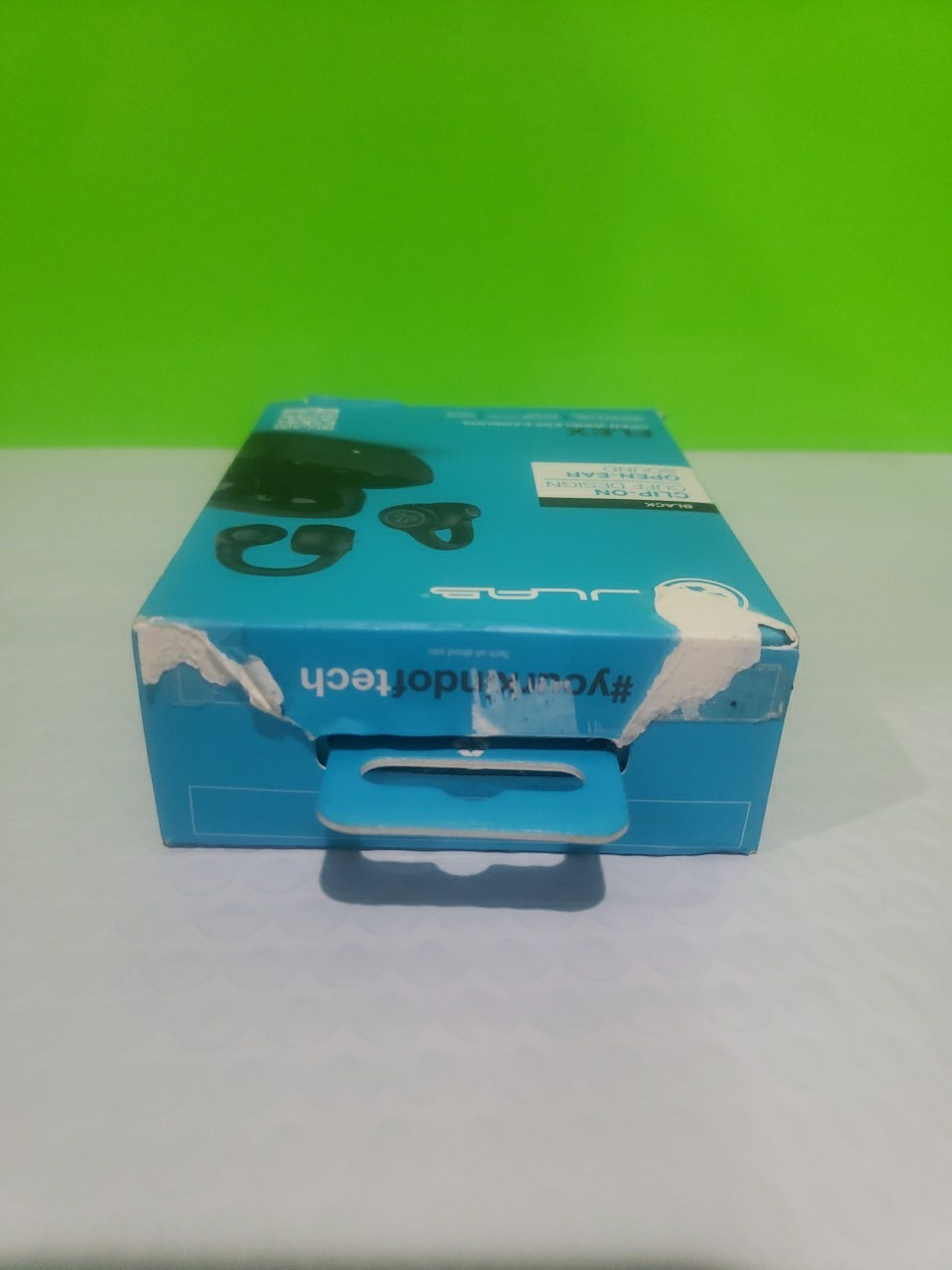 JLab Flex Open Bluetooth Earbuds, Wireless, Clip-On Cuff Design Good Condition