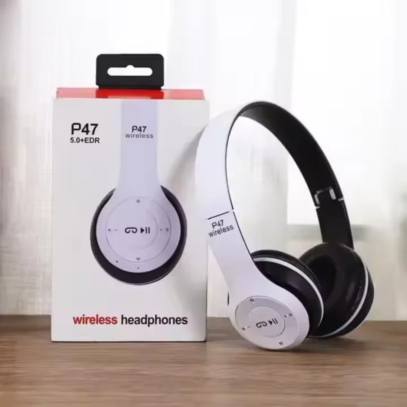 P47 Bluetooth over the ear Gaming Headphone Bundle With smartwatch