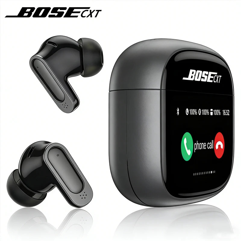 Ultra V11 Smart Touch Multi Functional Large Screen TWS Wireless ANC Noise Cance