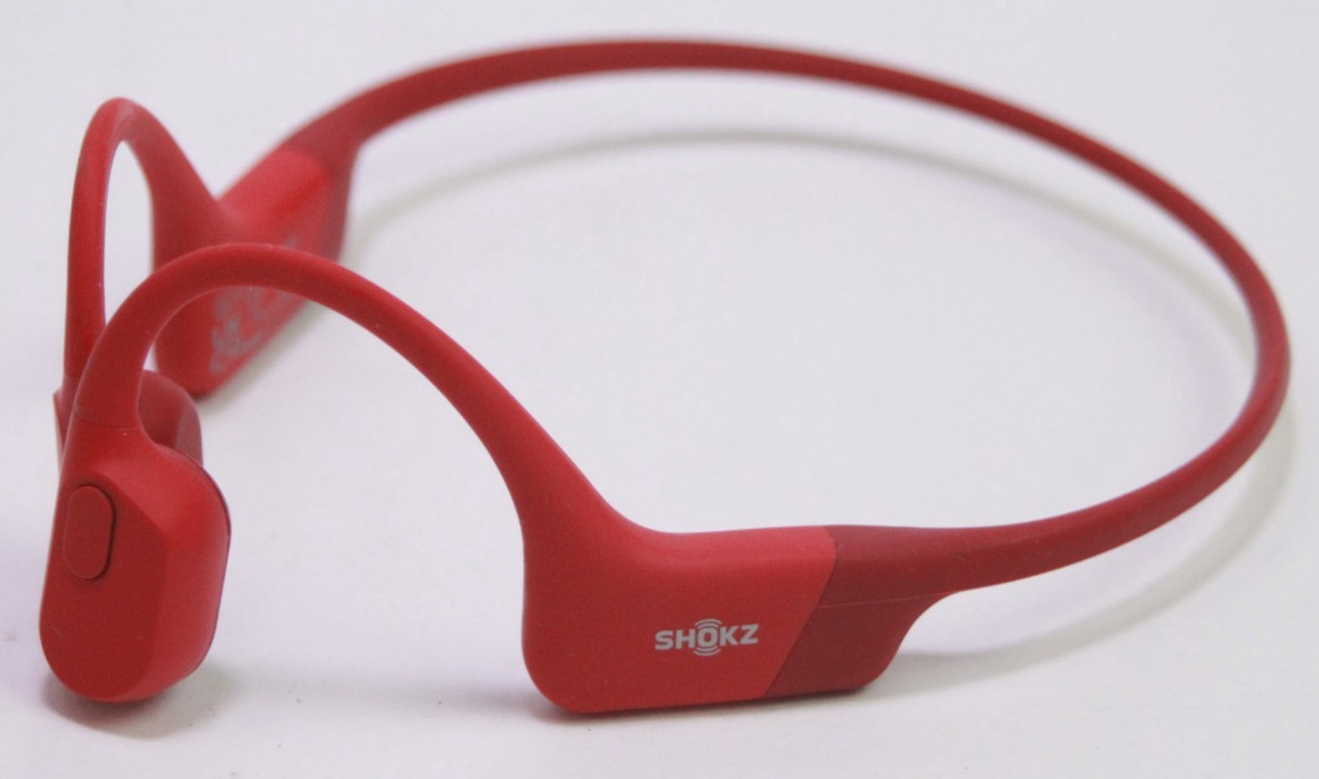 SHOKZ OpenRun Wireless Open Ear Headphones Red S803 HEADPHONE ONLY NO CABLE