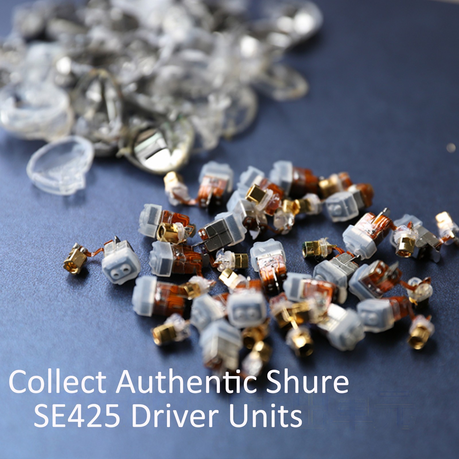 Used Authentic Shure SE425 Inside Driver Units with SE535 Cover Headphone