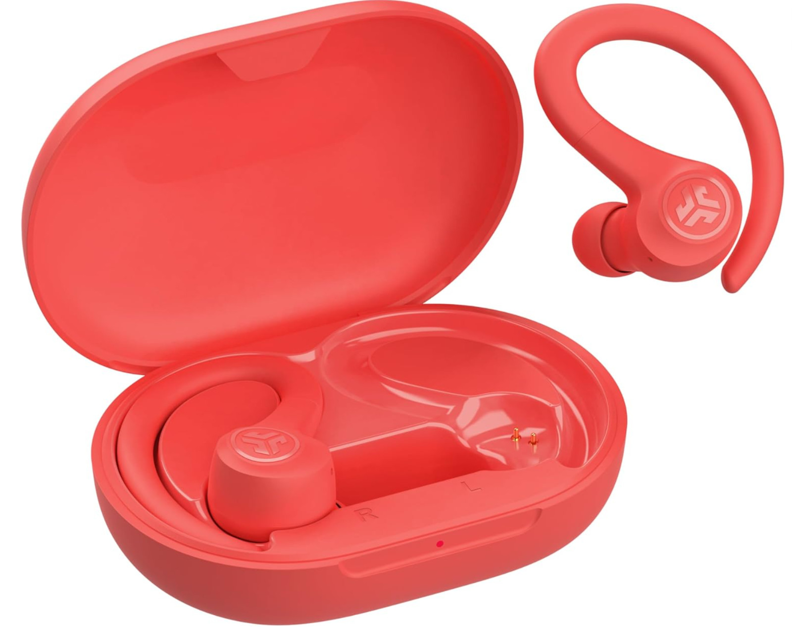 JLab Go Sport+ Workout Earbuds Featuring C3 Clear Calling Earhook Sport Design