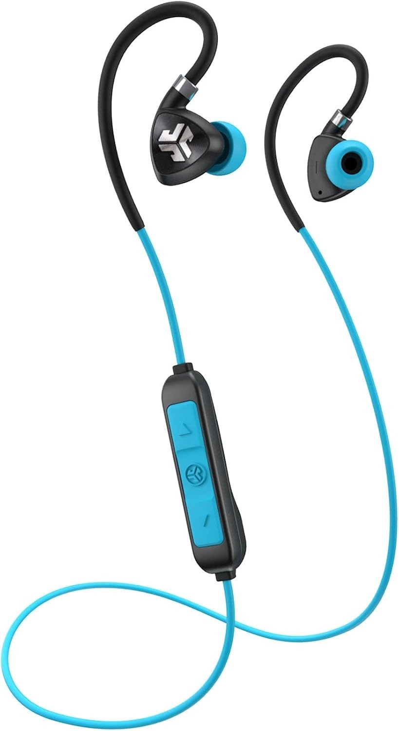 JLab Fit 2.0 Bluetooth Enabled Wireless Sports Earbuds, Bluetooth 4.1