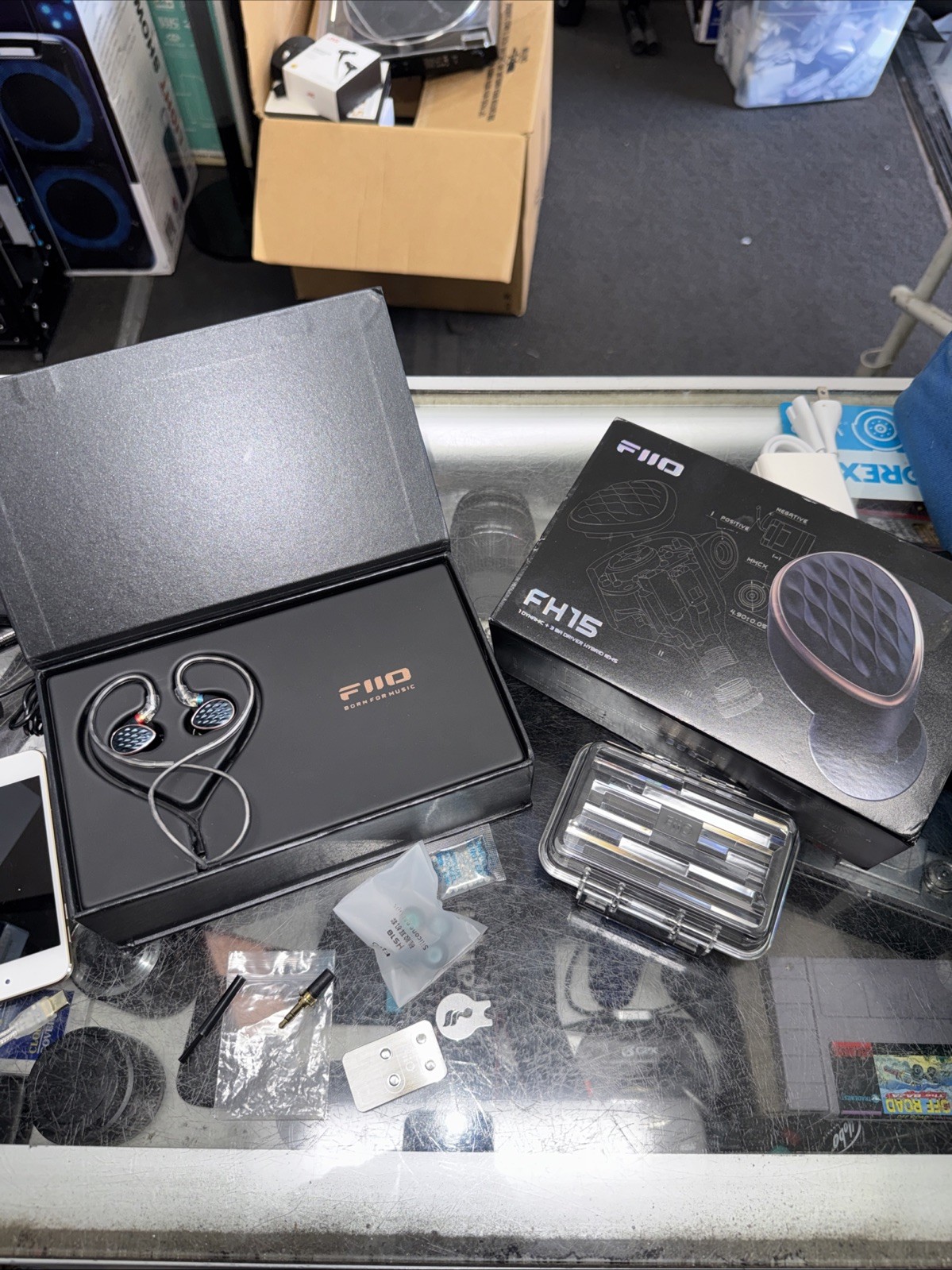 Fiio FH15 Canal Earphones Black USED EX Complete
