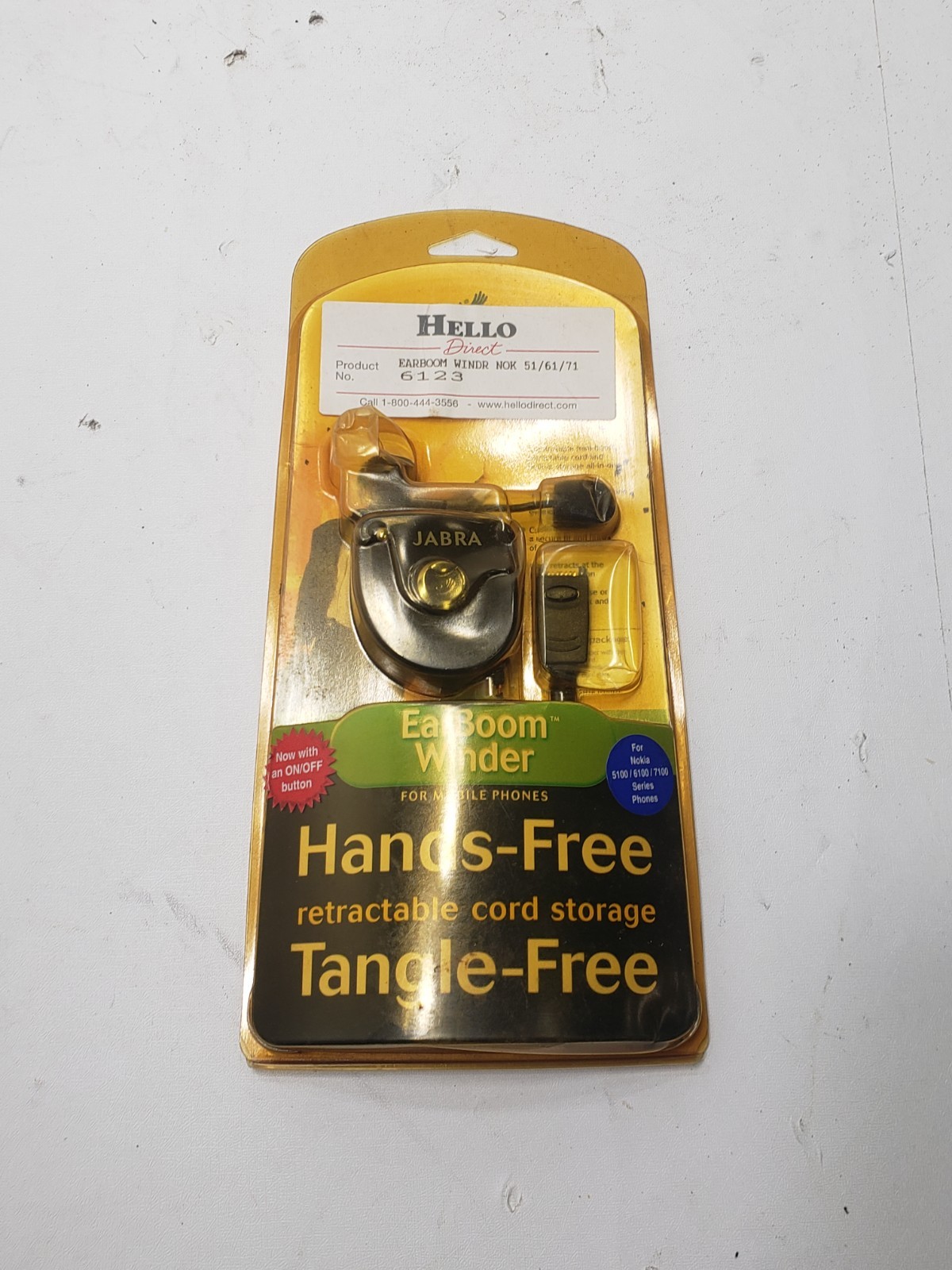 Jabra EarBoom Winner Hands-Free Retractable Cord Earphone Nokia 5100 6101