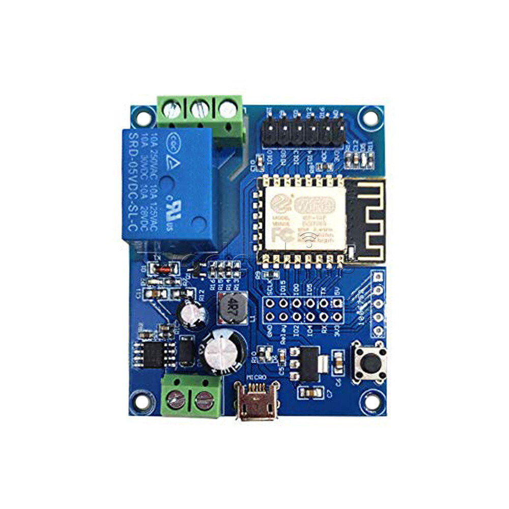 20PCS DC5-80V Power Supply ESP8266 WIFI Relay Module ESP-12F Development Board