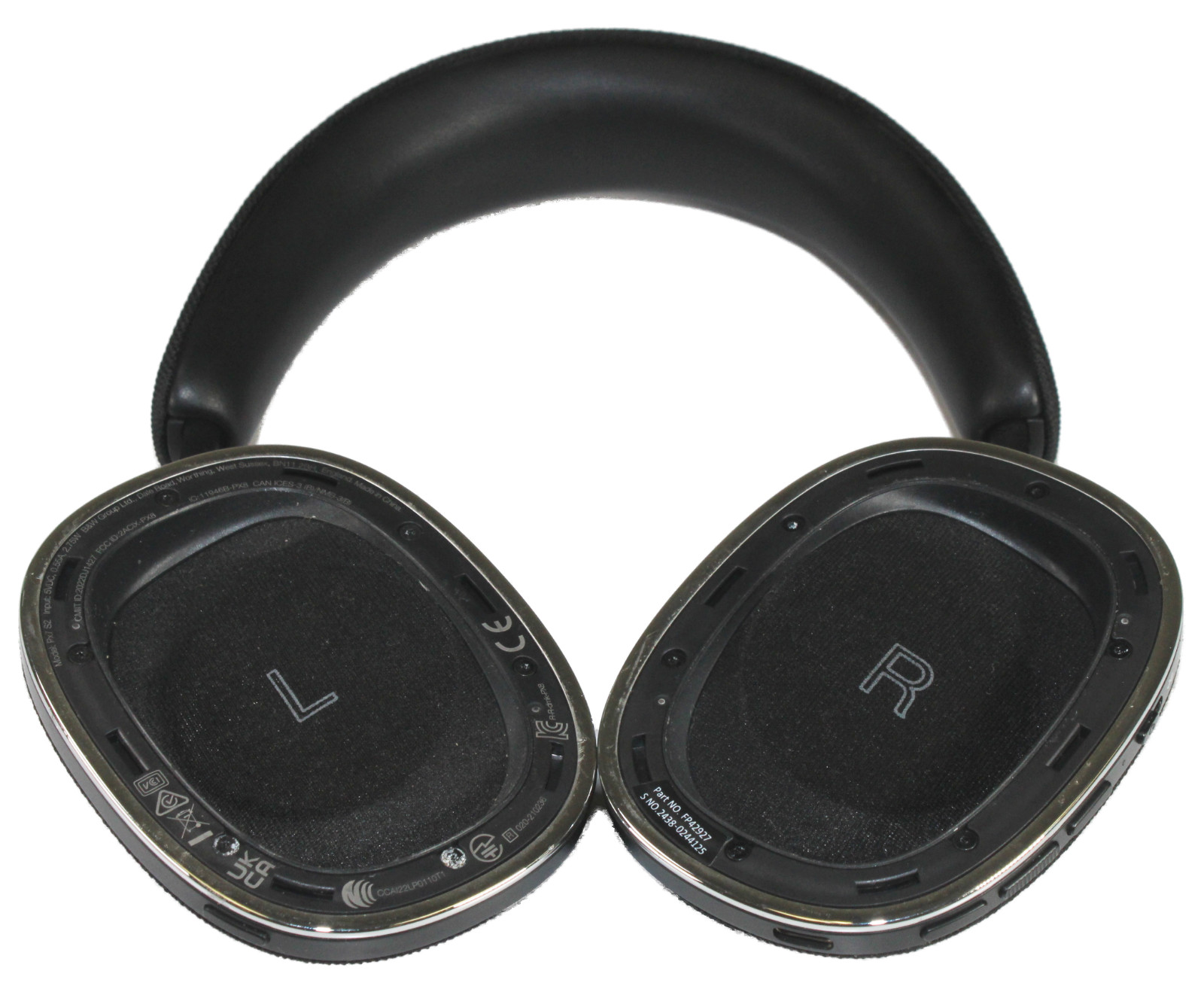 Bowers & Wilkins Px7 S2 Noise Cancelling Over-Ear Headphones NO Earmuffs FP42927