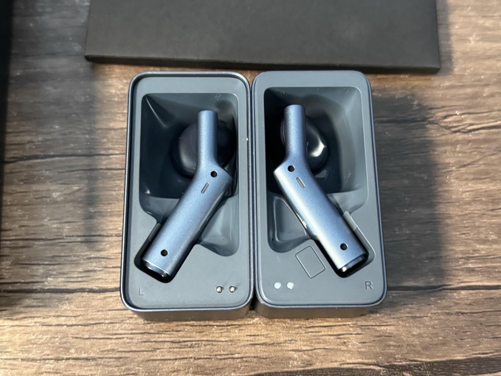 TIMEKETTLE W4 AI Interpreter Wireless Earbuds Midnight Blue NEW OPEN BOX