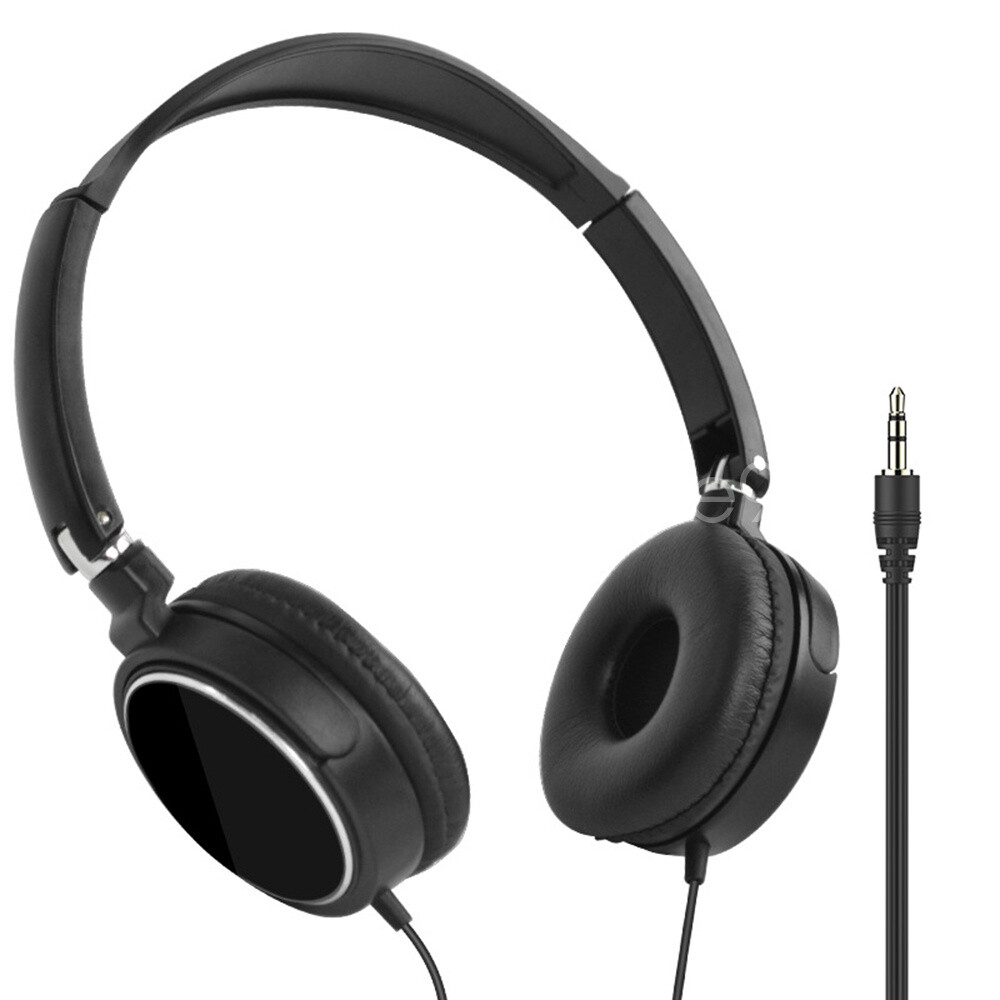 Wired Earphone with Mic 3.5mm/Type-C Plug Lightweight Foldable Portable Headset