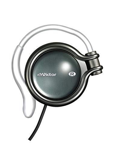 JVC HP-AL102-B Onyx Black Earhook Headphones Open-Air Clip-on Retro Style Japan