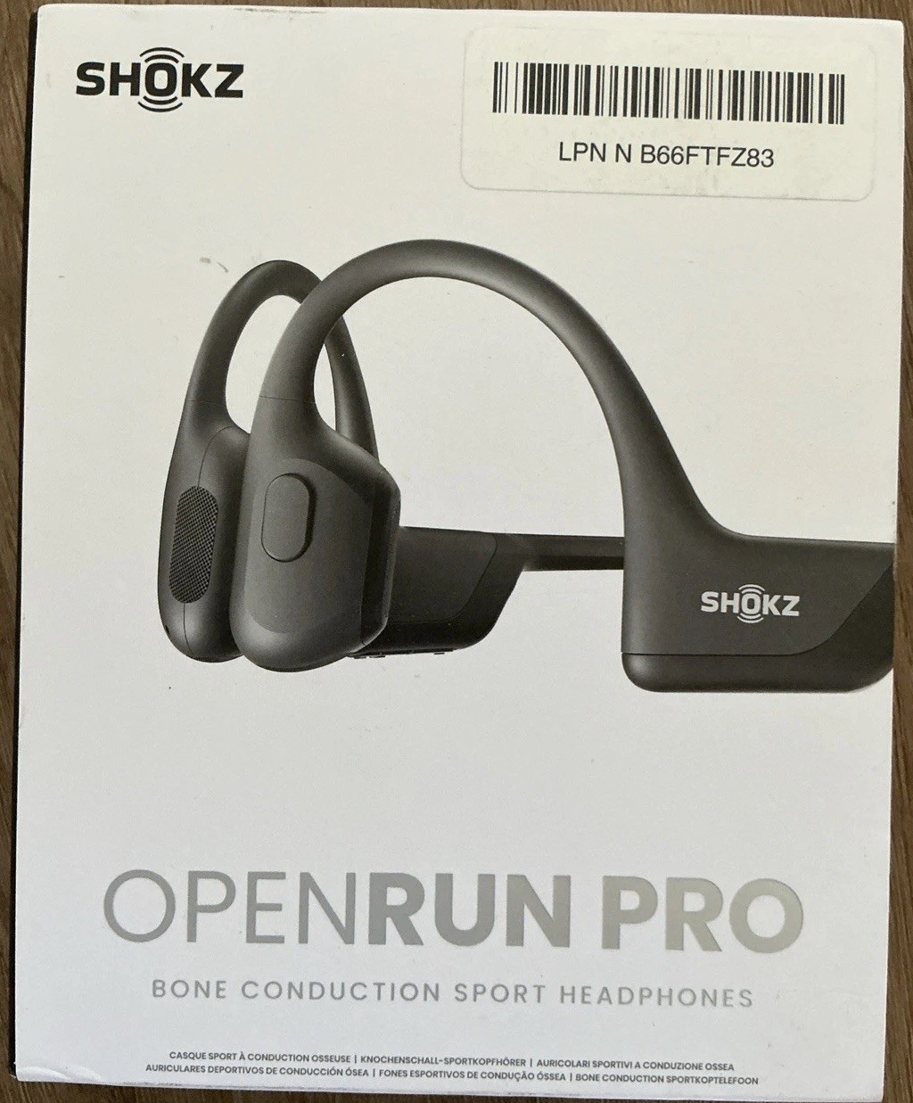 Shokz OpenRun Pro Bluetooth Bone Conduction Sport Headphones , Open Box