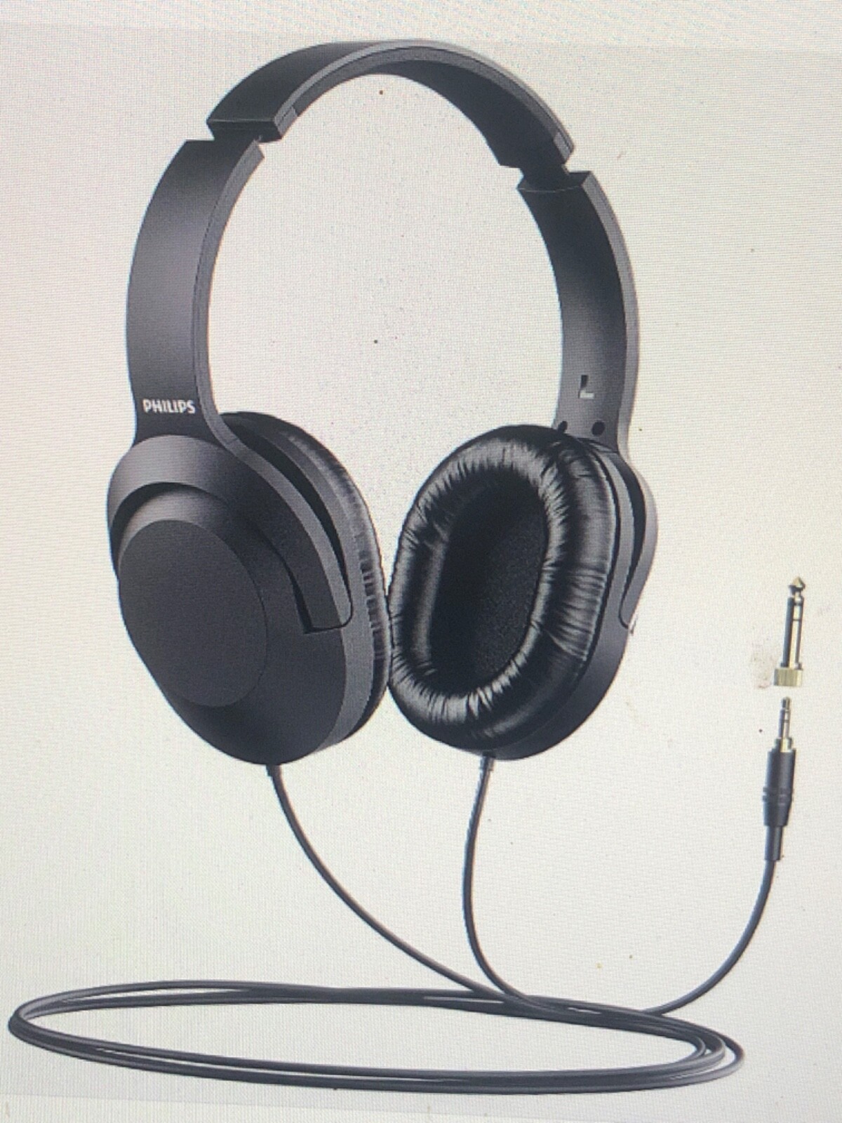 Philips Over the Ear Wired Stereo Headphones -TAH2005- Black