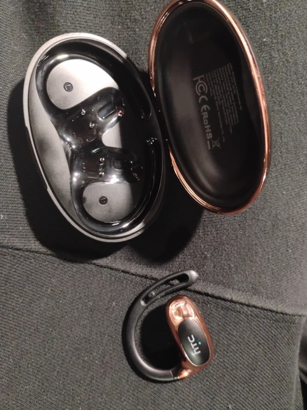 HTC NE35 AI Translator Earbud 135 Languages RealTime Translation.Only One Earbud