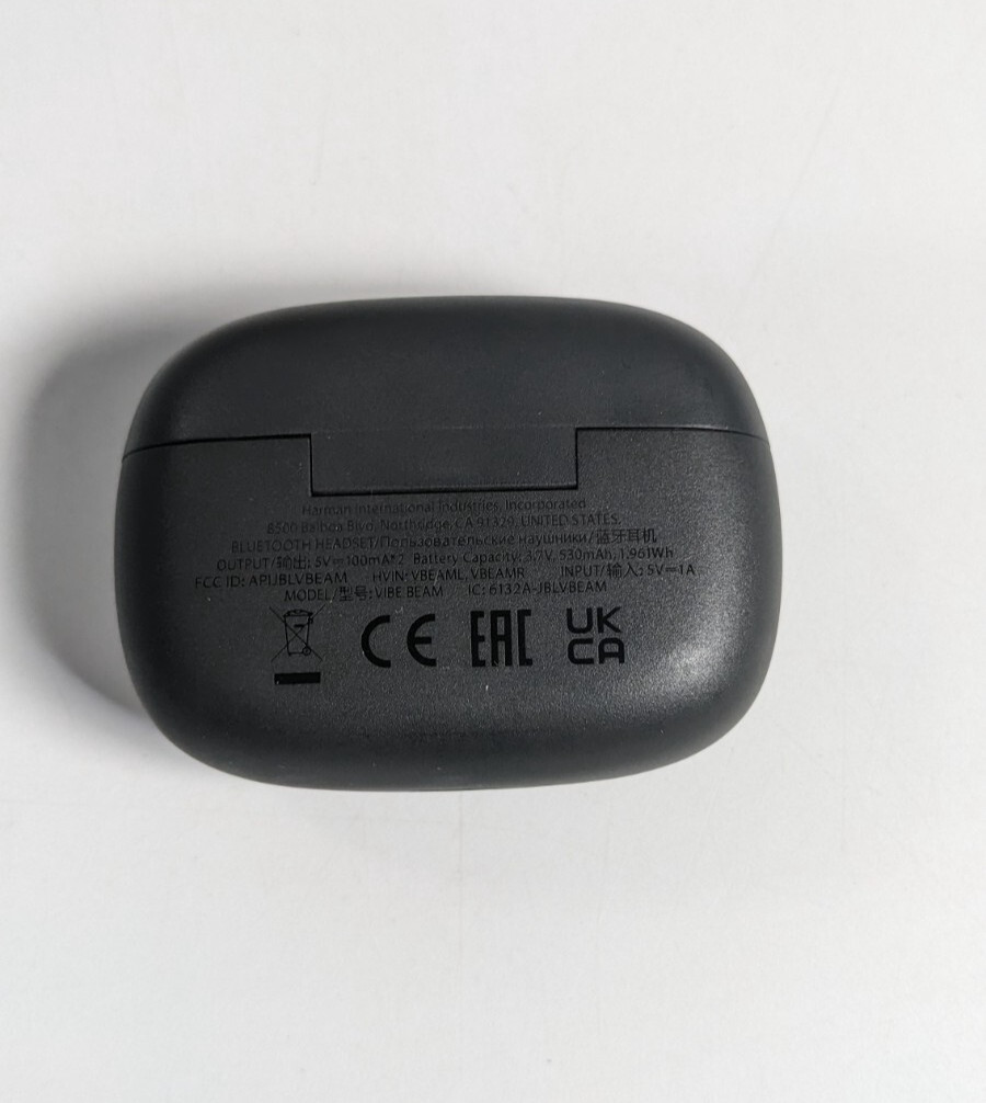 JBL Vibe Beam (JBLVBEAMBLKAM-Z) True Wireless Earbuds – Black