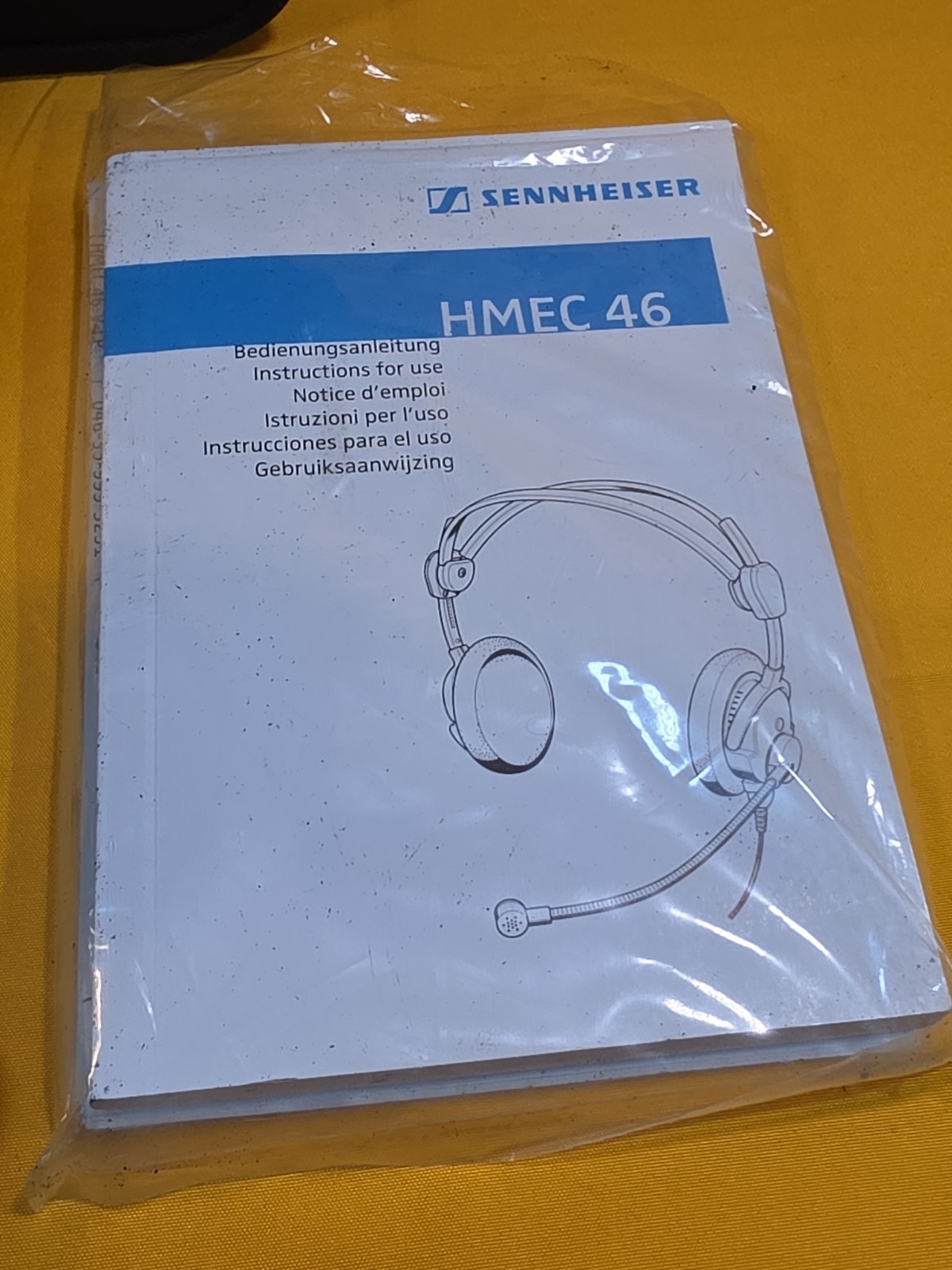 Sennheiser HMEC 46 Headset with Active Noise Reduction (ANR) – Working w/Dual GA