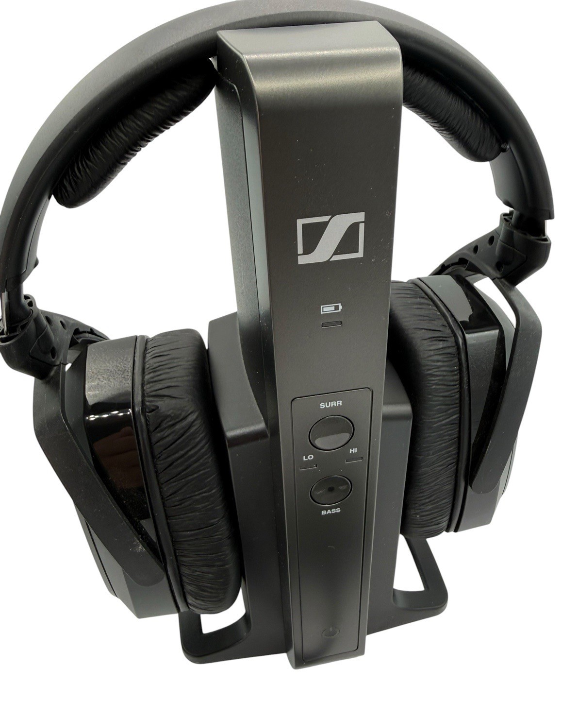 Sennheiser HDR 175 Wireless RF Headphones TR175 Charging Base & Charger -Tested
