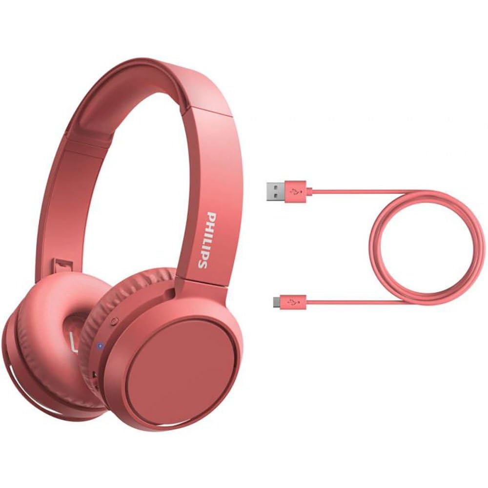 Philips TAH4205 Wireless On-Ear Headphones (RED)