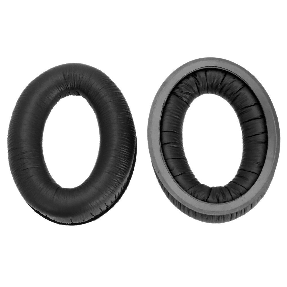 1pair Earpad Earphone Earpad 4.13×3.15×1.18″ Headphone Replace Ear Cushion Black
