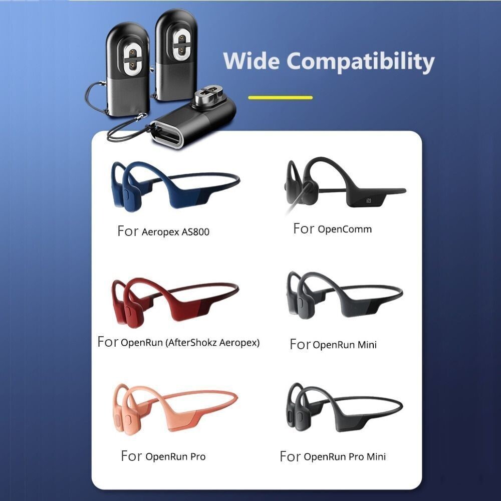Suitable for Shokz AS800/S803/S810 headphones Type-c Charging Data Cable Adaptor