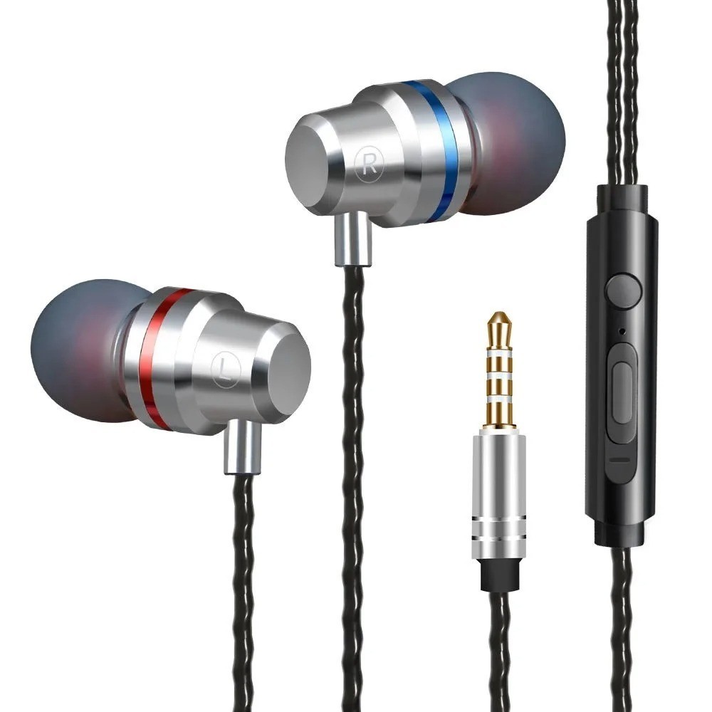 In-Ear Wired Earphone 3.5mm Earbuds Earphones Music Sport Gaming Headset With mi
