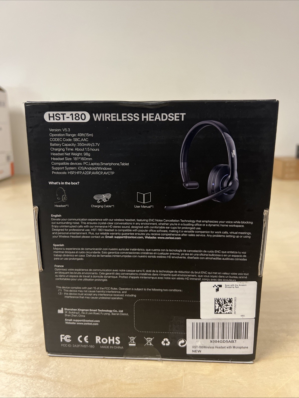 Brand New The Voice Hollywood Wireless Headphones Made in China Used