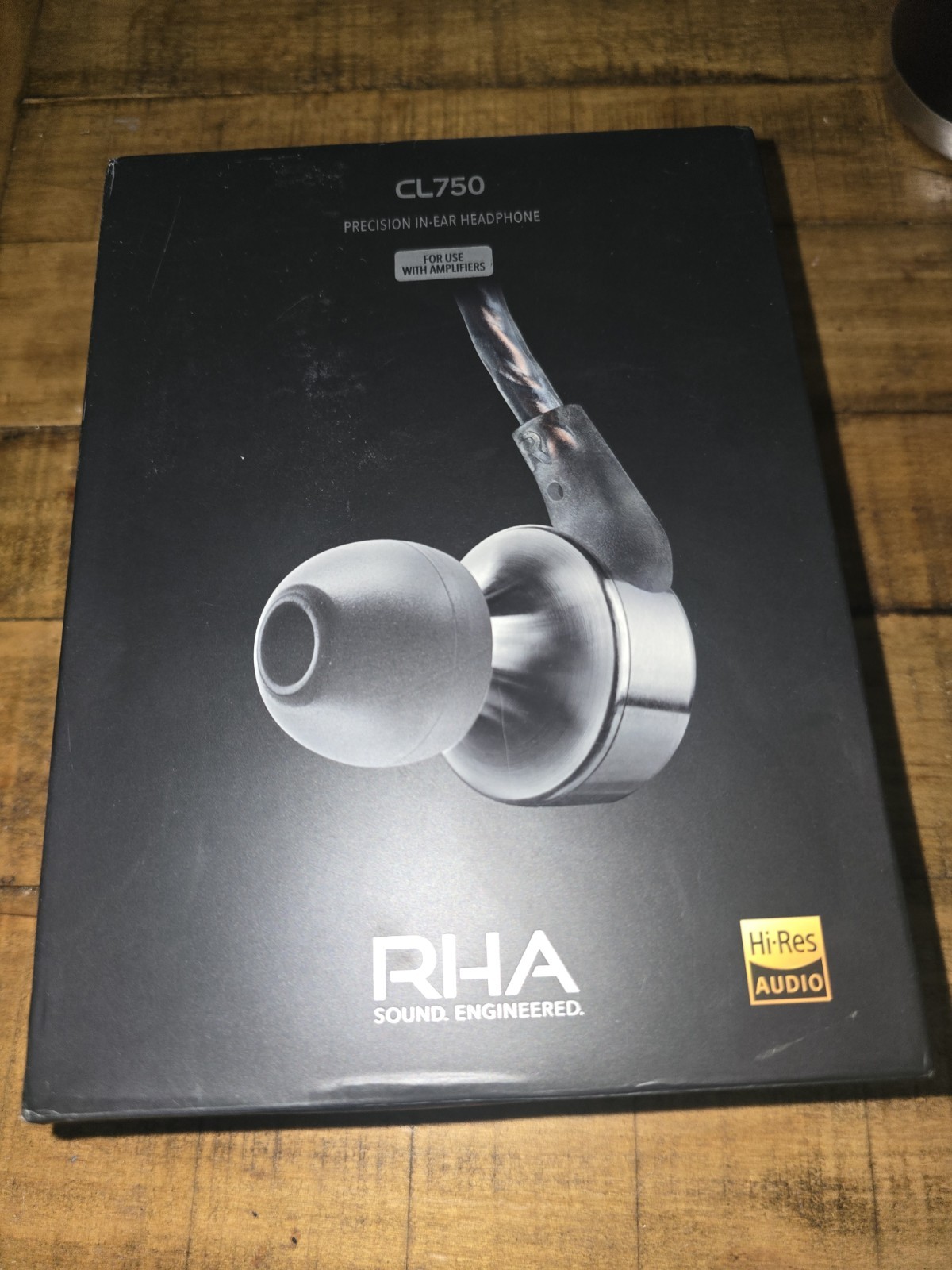 RHA CL750 In-Ear Monitors 150 Ohm, Audiophile Grade, Hi-Res Audio Certified