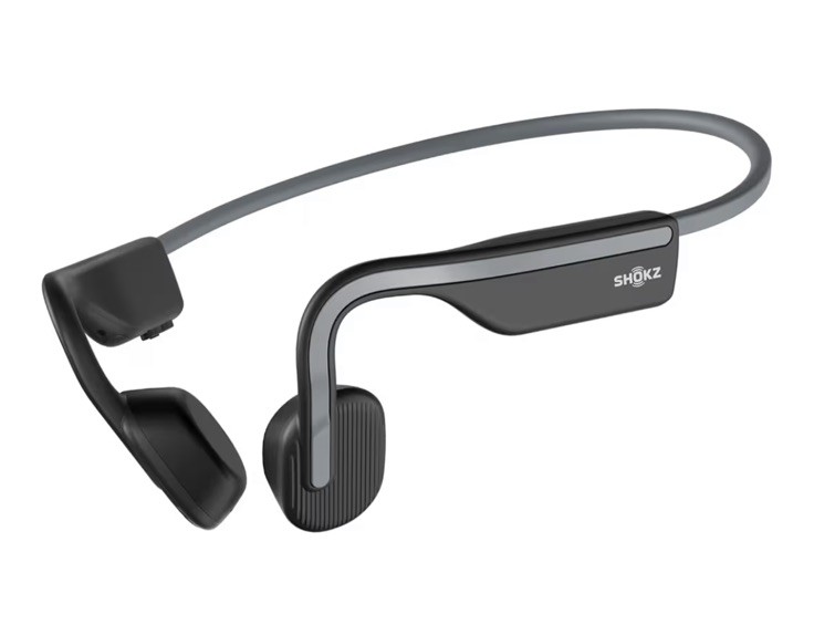 Shokz – OpenMove Bone Conduction Open Ear Lifestyle/Sport Headphones – Gray S661