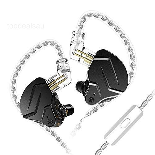KZ ZSN PRO X IEM Earphones Dual Driver in Ear with mic, Pro X-black